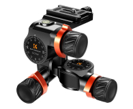Głowica do statywu K&F Concept 3D z przekładnią zebątą GD3W